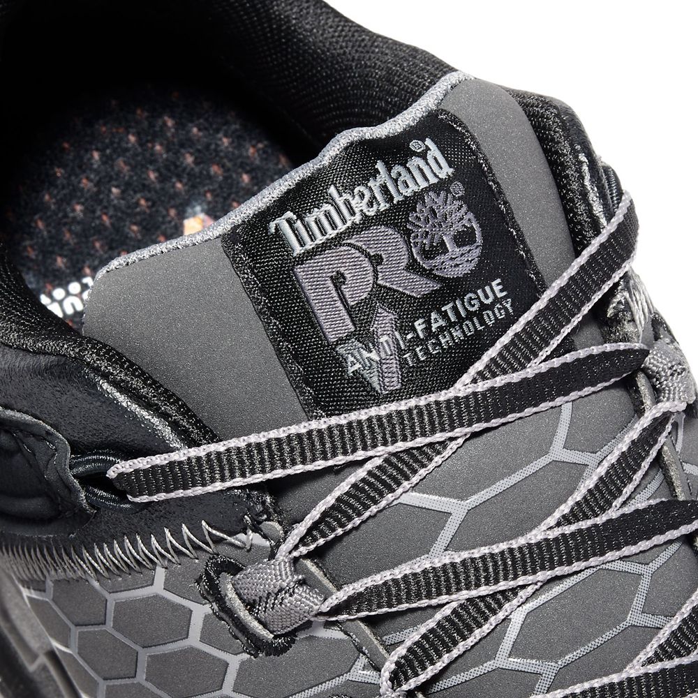 Zapatos De Seguridad Timberland Hombre Pro® Powertrain Sport Alloy Toe Eh Negras/Gris - Chile DHF-75